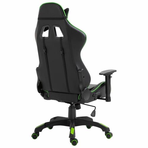 Gamingstol kunstlæder grøn