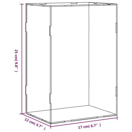 Montre 17x12x25 cm akryl transparent