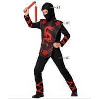 Børnekostume Ninja 3-4 år