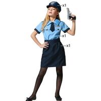 Børnekostume Politidame 3-4 år