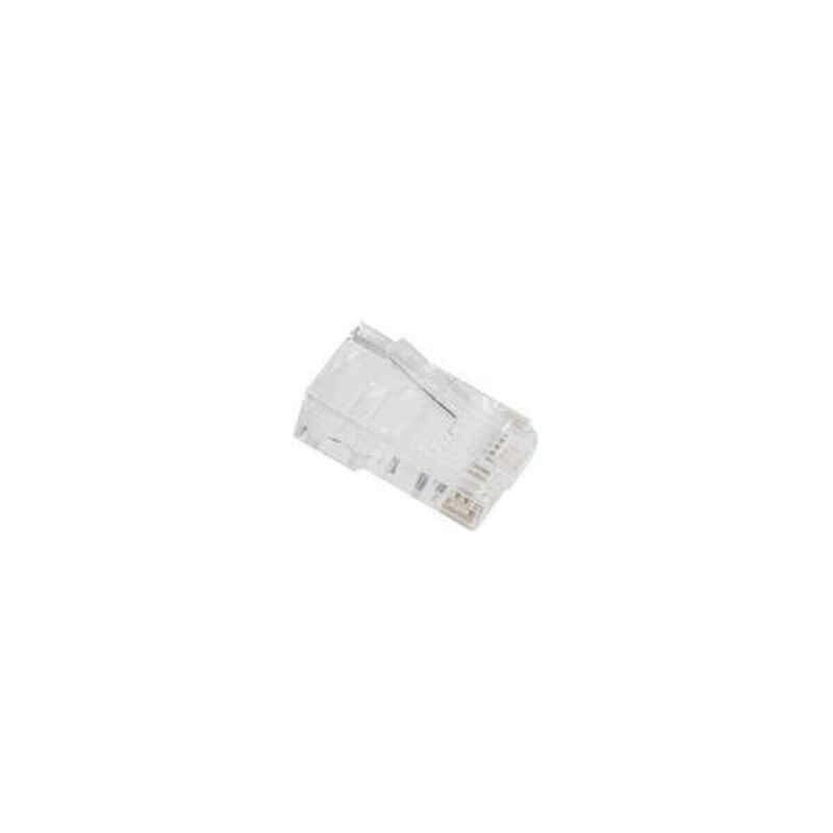 Lanberg 8P8C CAT 6 RJ45 LAN-stik - rød gennemsigtig, 100 stk.