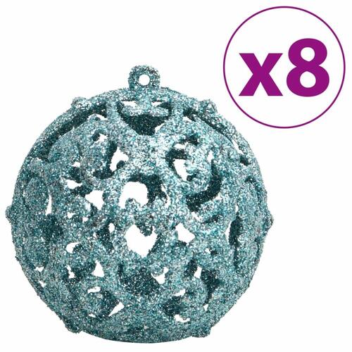 Julekugler 100 stk. 3 / 4 / 6 cm turkis