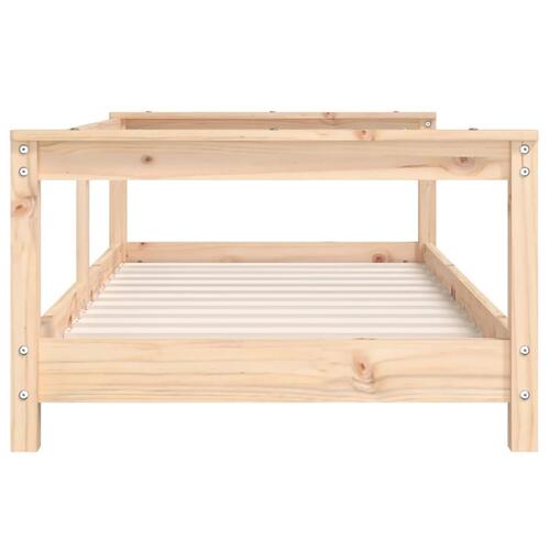 Sengeramme til juniorseng 70x140 cm massivt fyrretræ