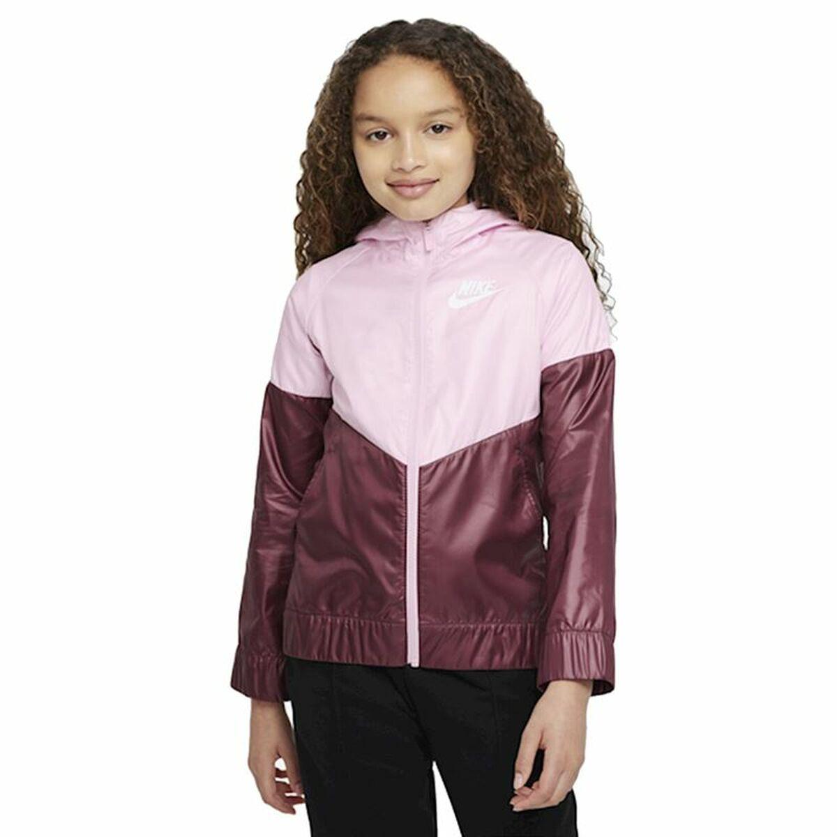 Nike Sportswear Windrunner sportsjakke til piger, pink (12-13 år)