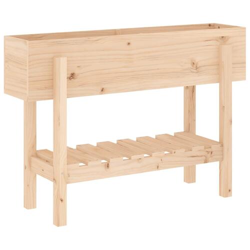 Højbed 101x30x69 cm massivt fyrretræ