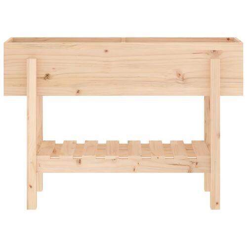 Højbed 101x30x69 cm massivt fyrretræ