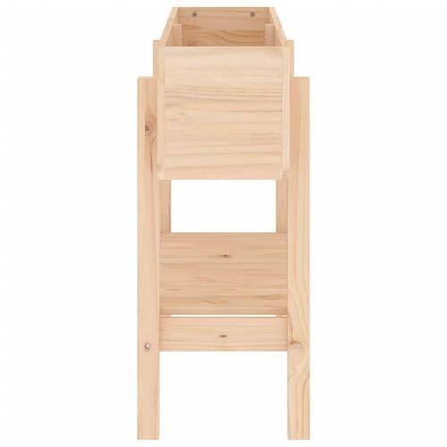 Højbed 101x30x69 cm massivt fyrretræ