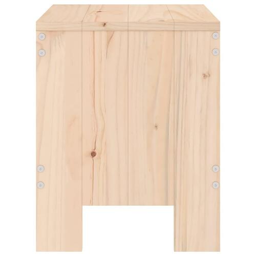 Haveskamler 2 stk. 40x36x45 cm massivt fyrretræ