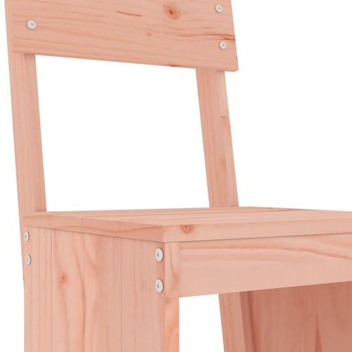 Barstole 2 stk. 40x48,5x115,5 cm massivt douglasgran