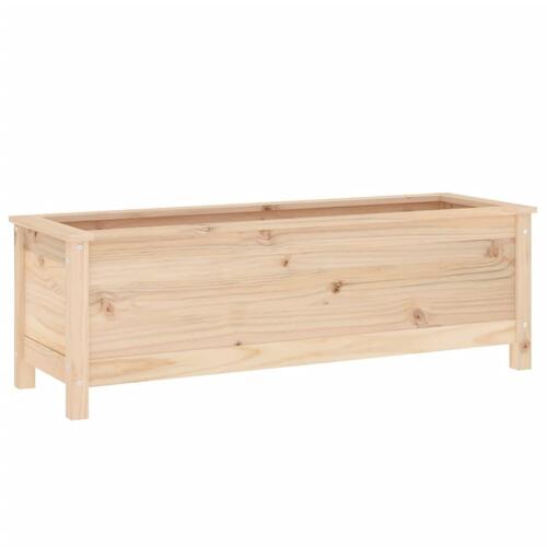 Højbed 119,5x40x39 cm massivt fyrretræ