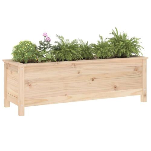 Højbed 119,5x40x39 cm massivt fyrretræ