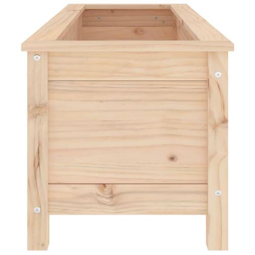 Højbed 119,5x40x39 cm massivt fyrretræ