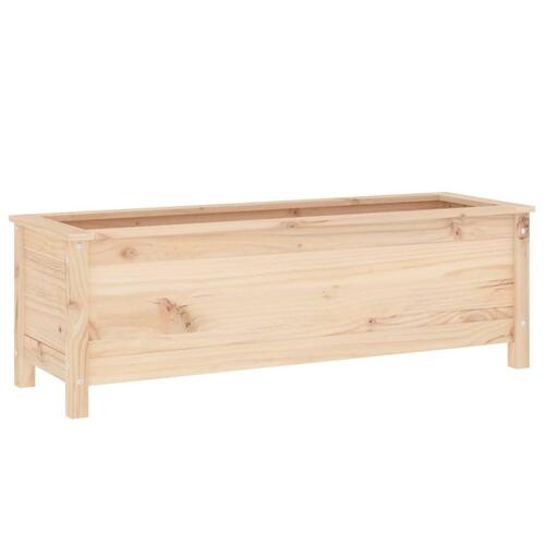 Højbed 119,5x40x39 cm massivt fyrretræ