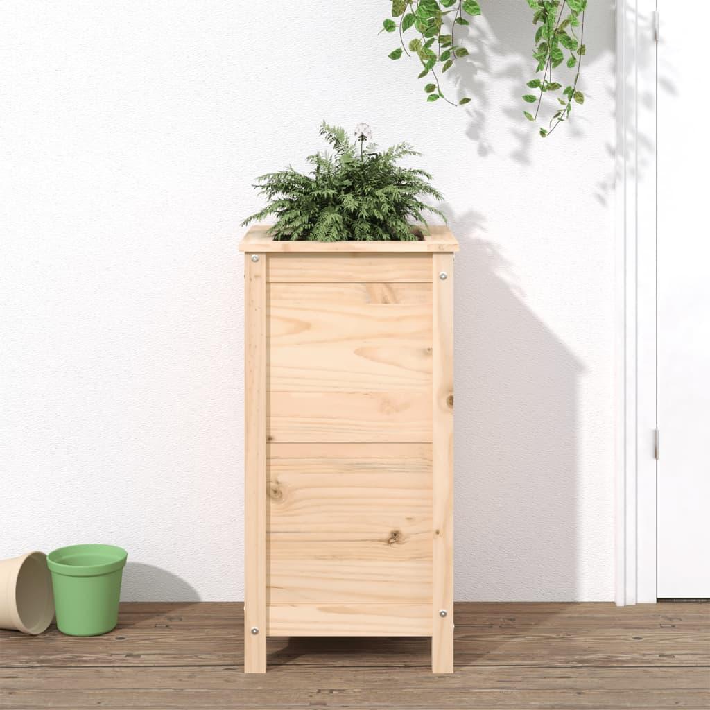 Plantekasse 40x40x78 cm massivt fyrretræ