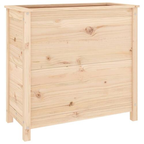 Plantekasse 82,5x40x78 cm massivt fyrretræ