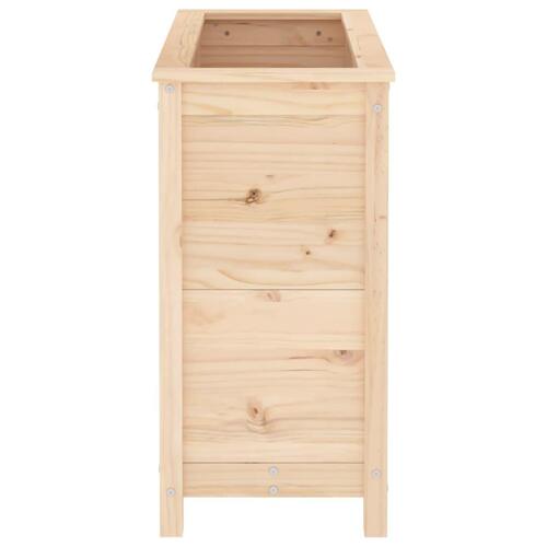 Plantekasse 82,5x40x78 cm massivt fyrretræ