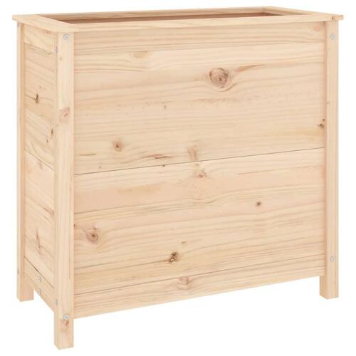 Plantekasse 82,5x40x78 cm massivt fyrretræ