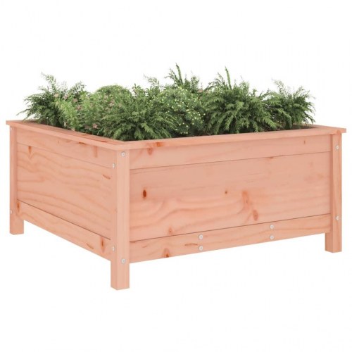 Plantekasse i massivt douglasgran - 82,5 x 82,5 x 39 cm