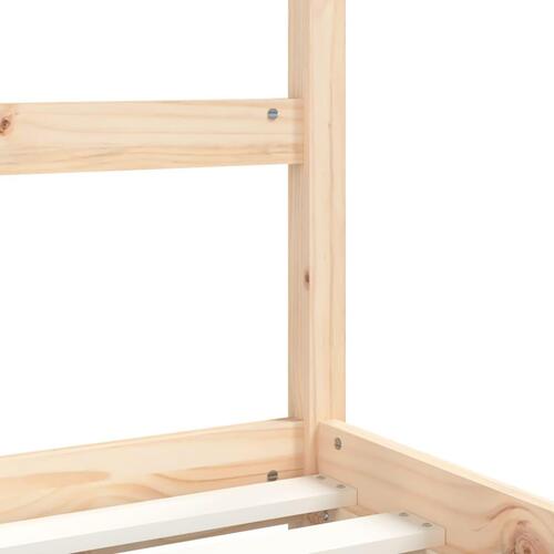 Sengeramme til juniorseng m. skuffer 90x190 cm massivt fyr