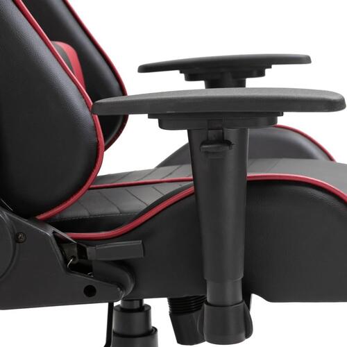 Gamingstol kunstlæder vinrød