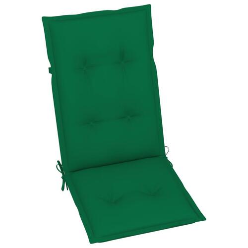 Hynder til havestole 6 stk. 120x50x7 cm grøn (OUTLET A)