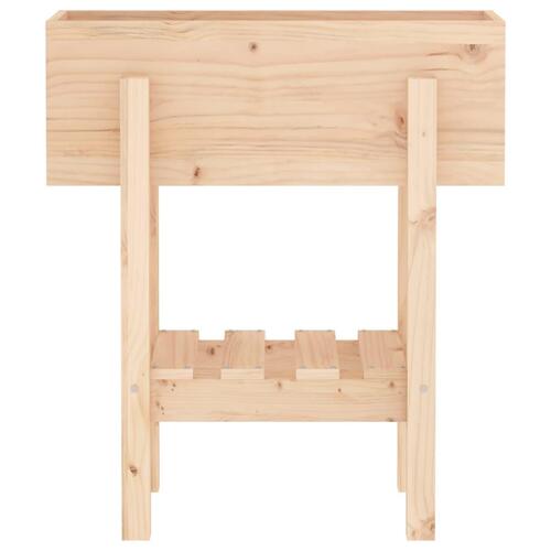 Plantekasse 62x30x69 cm massivt fyrretræ