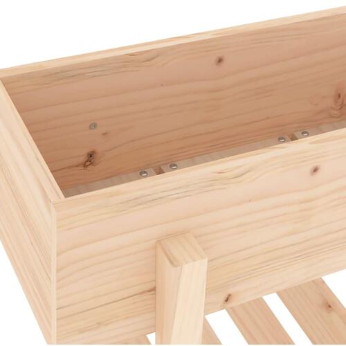 Plantekasse 62x30x69 cm massivt fyrretræ