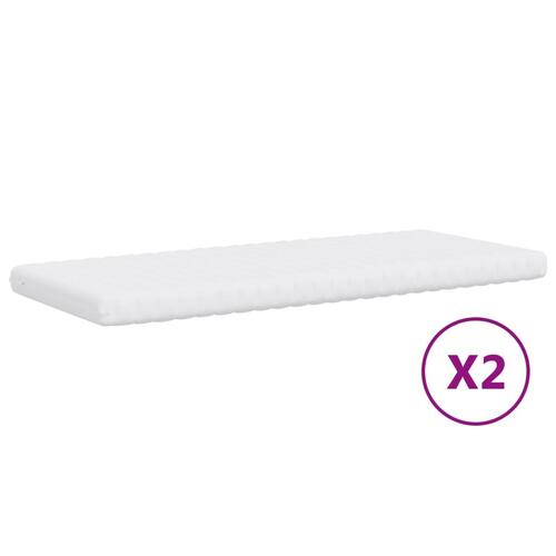 Daybed med udtræk og madras 100x200 cm stof mørkegrå