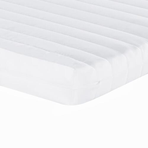 Daybed med udtræk og madras 100x200 cm stof mørkegrå
