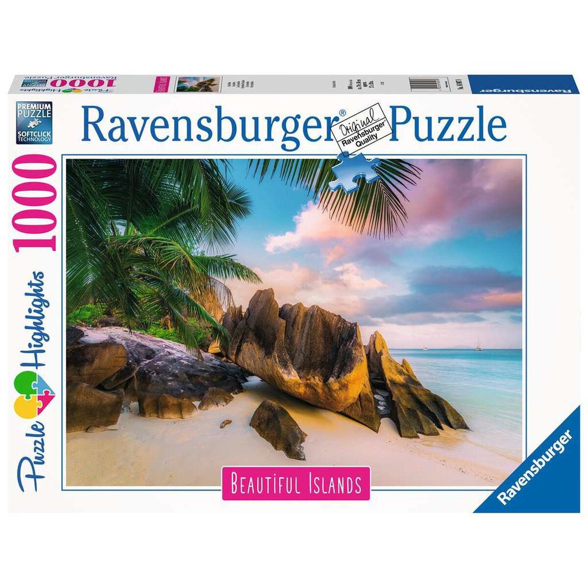 Ravensburger puslespil - Seychelles, 1000 brikker