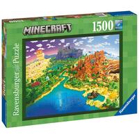 Puslespil Minecraft Ravensburger 17189 World of Minecraft 1500 Dele