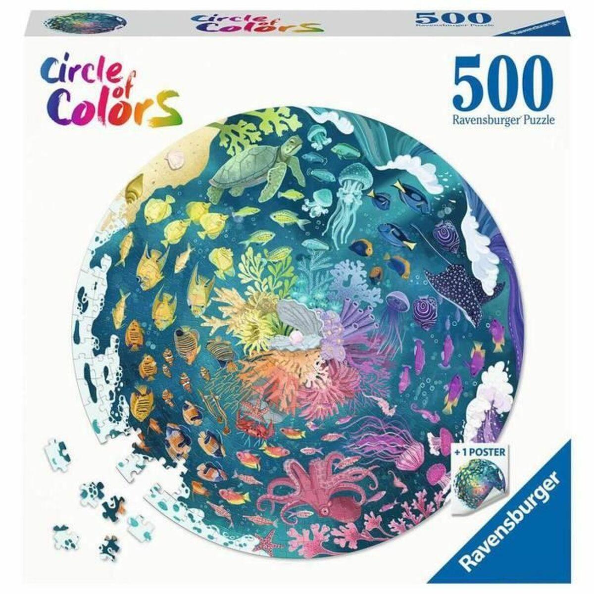 Ravensburger puslespil - Hav, 500 brikker