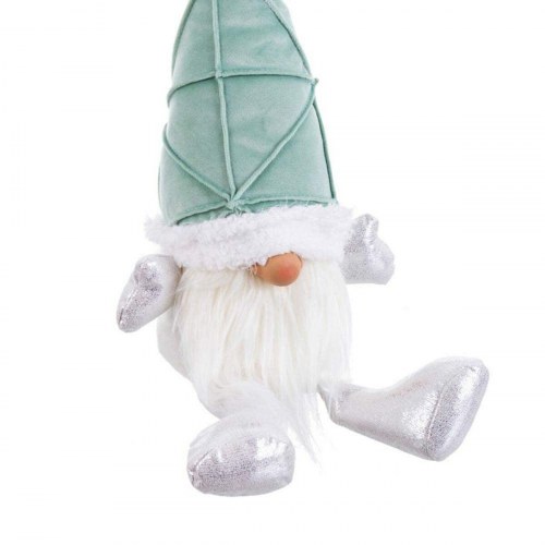 Julepynt Multifarvet Turkisblå Sand Materiale 18 x 13 x 47 cm