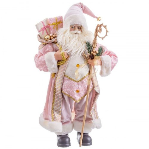 Julepynt Pink Plastik Polyesterharpisk Materiale 60 cm