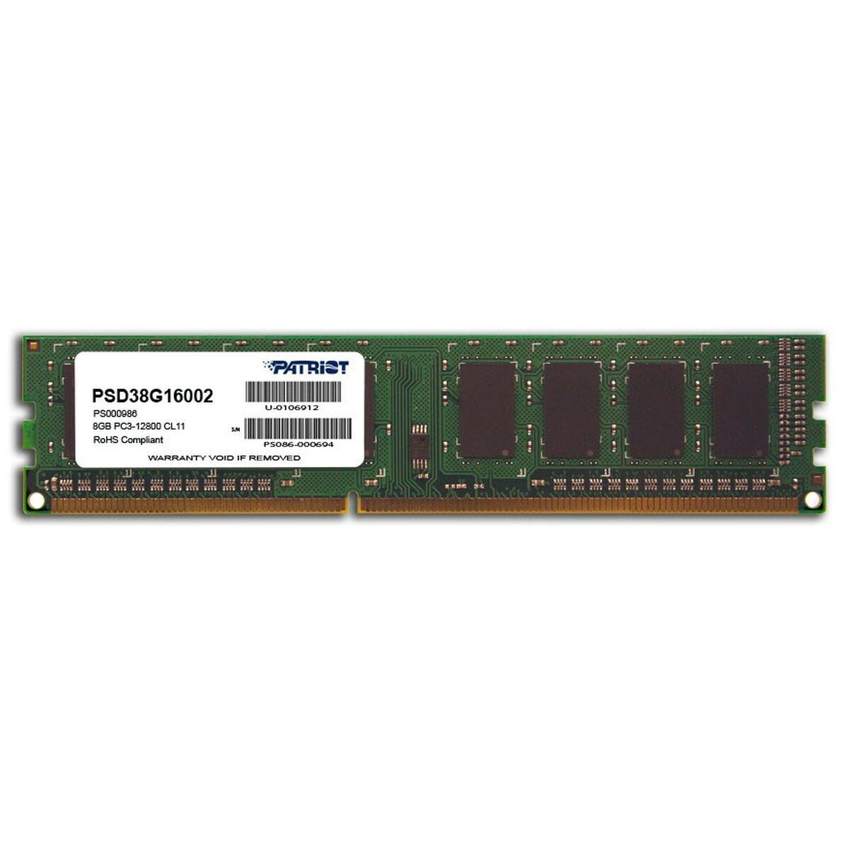 Patriot Memory RAM DDR3 8 GB 1600 MHz PC3-12800 CL11 (1×8 GB)