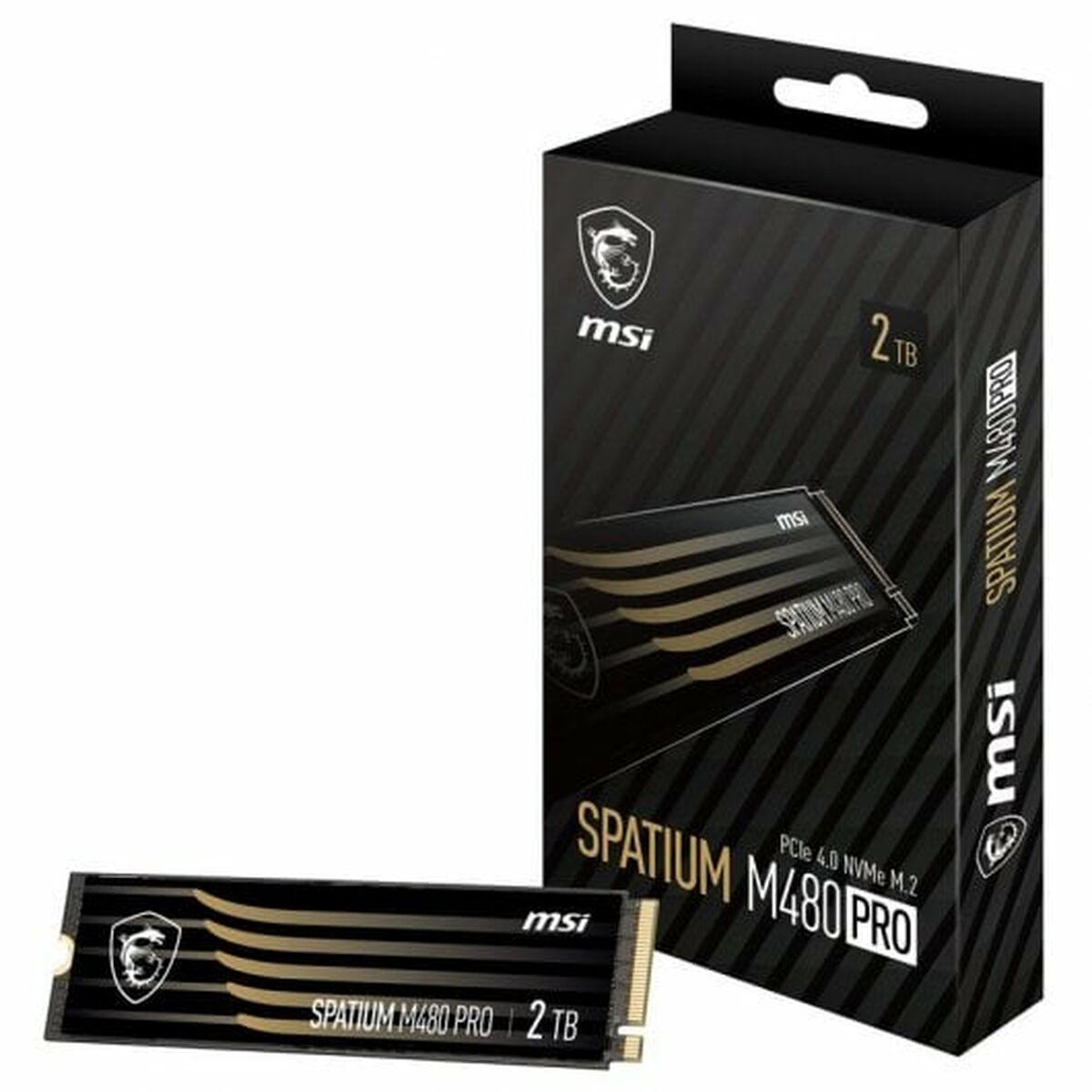 SSD harddisk MSI Spatium M480 Pro 2 TB NVMe M.2