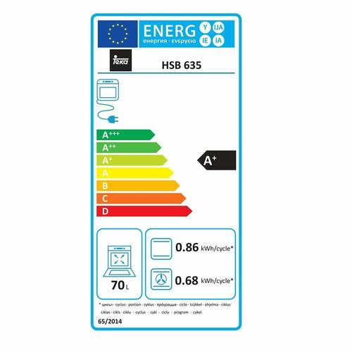 Multiformåls-ovn Teka HSB 635 2500 W 70 L