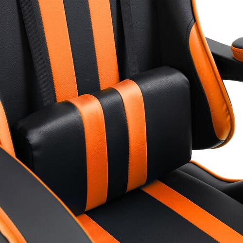 Gamingstol kunstlæder orange