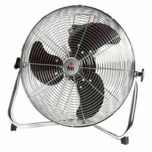 Gulvventilator Grupo FM F-50 Ø 50 cm 200W Sort/Sølvfarvet 200 W (OUTLET B)