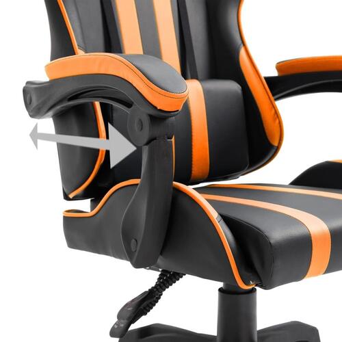 Gamingstol kunstlæder orange