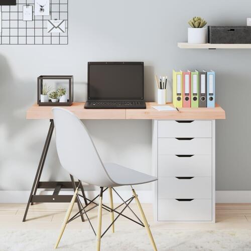 Bordplade 120x40x(2-6) cm ubehandlet massivt egetræ