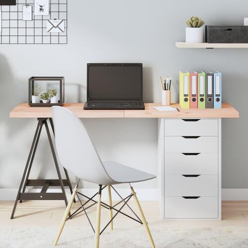 Bordplade 140x40x(2-4) cm ubehandlet massivt egetræ