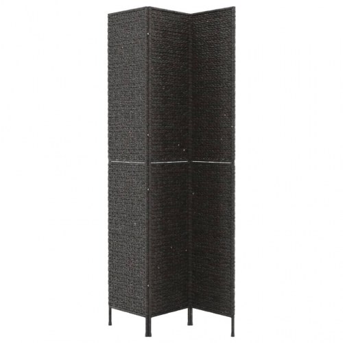Rumdeler med 3 paneler 122x180 cm vandhyacint sort