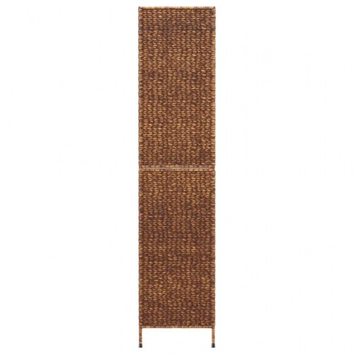 Rumdeler med 4 paneler i vandhyacint - 163×180 cm, brun