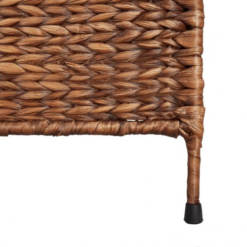 Rumdeler med 4 paneler i vandhyacint - 163×180 cm, brun