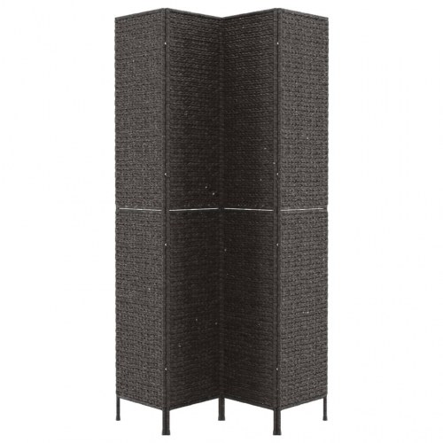 Rumdeler med 4 paneler 163x180 cm vandhyacint sort