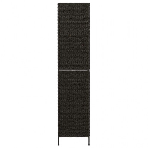 Rumdeler med 5 paneler 205x180 cm vandhyacint brun