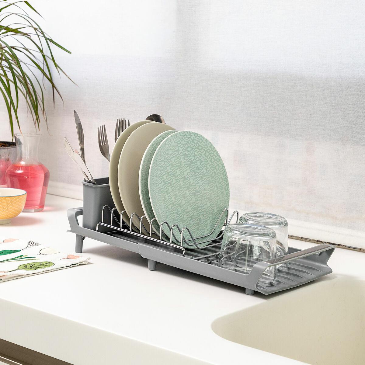 Udtrækkeligt opvaskestativ Drackish - , grå
