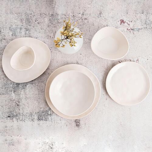 Desserttallerken Bidasoa Cosmos Hvid Keramik Ø 20 cm