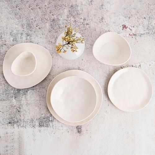 Desserttallerken Bidasoa Cosmos Hvid Keramik Ø 20 cm